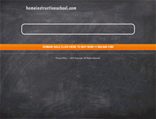 Tablet Screenshot of homeinstructionschool.com